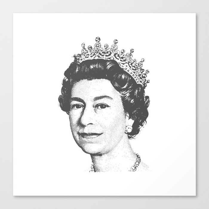Queen Elizabeth II | British Queen | UK Canvas Print