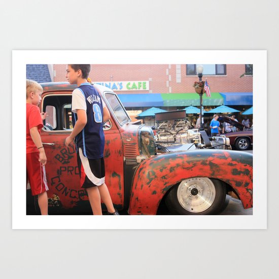 Kids in America Art Print
