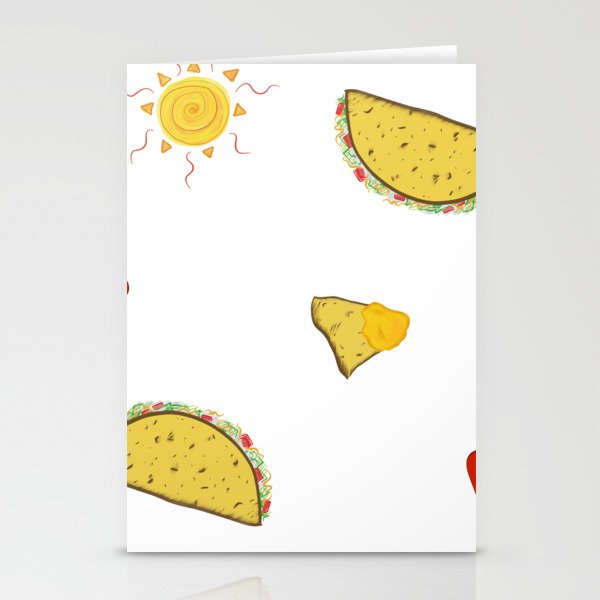 Hot Pepper Taco Party Stationery Cards