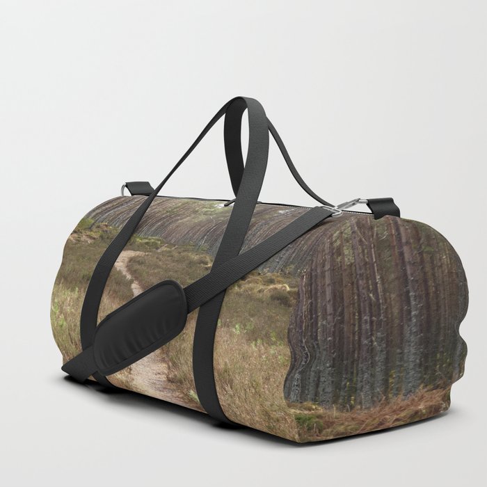 Scottish Highlands Nature Path in the Spring Sun  Duffle Bag