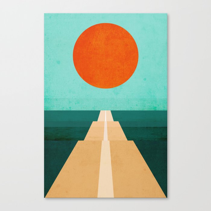 The Road Less Traveled Canvas Print