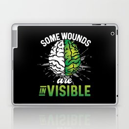 Mental Health Some Wounds Are Invisible Laptop Skin