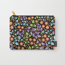 Filigree Floral smaller scale Carry-All Pouch
