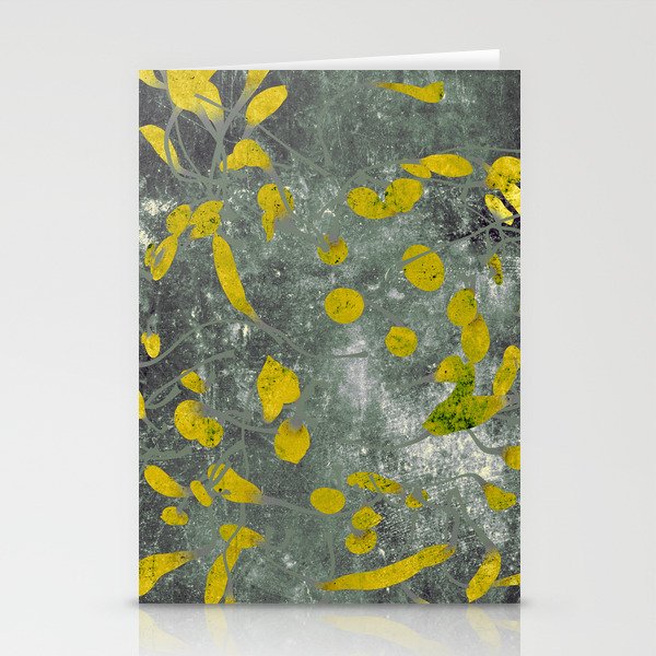 Yellow Foliage Stationery Cards