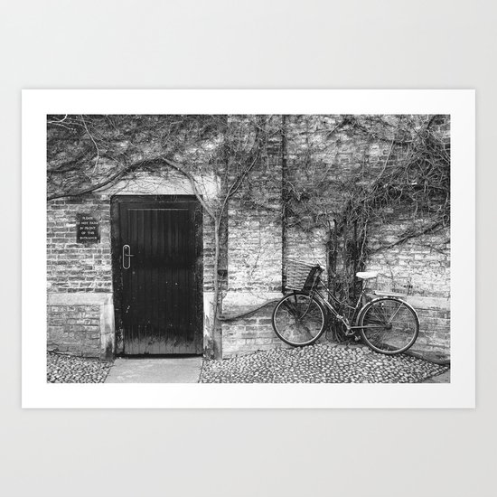 Door & Bicycle Art Print