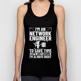 Network Engineer Director Computer Engineering Unisex Tank Top