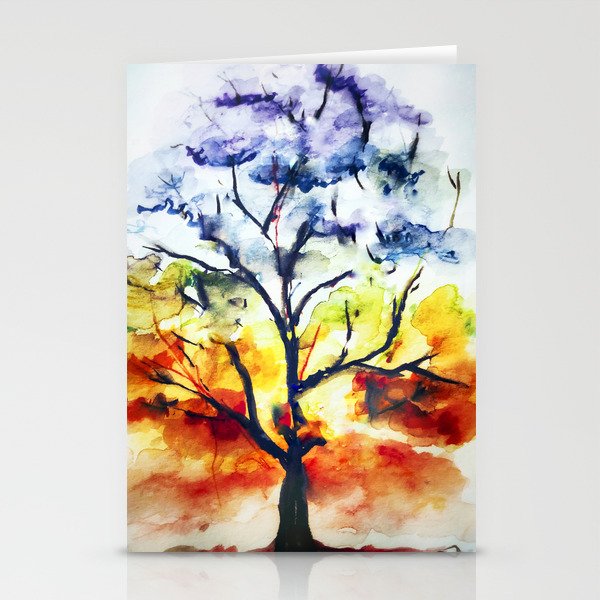 Chakra Tree of Life Stationery Cards