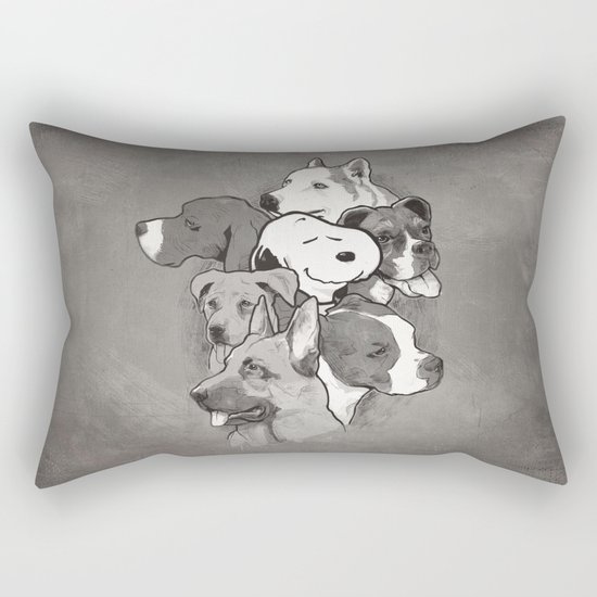 Dogs Rectangular Pillow