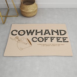 Cowhand Coffee - Rustic Rug