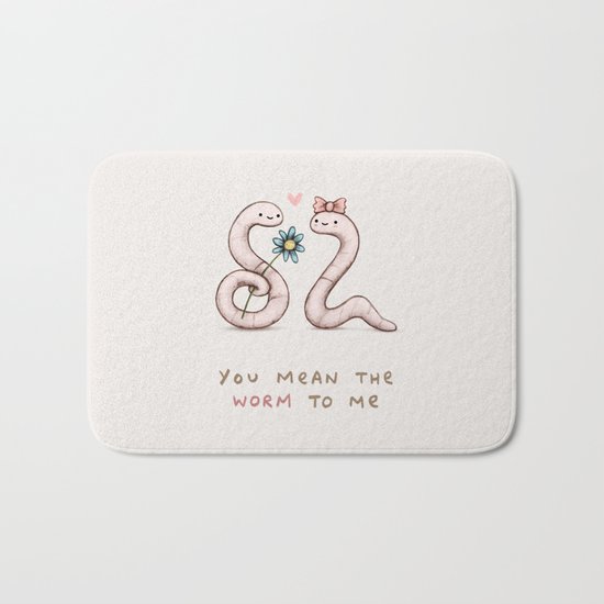 Worm Love Bath Mat