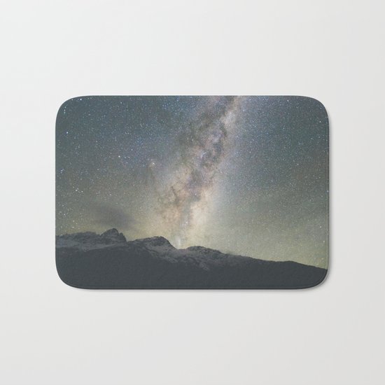 Stars over Mount Aspiring Bath Mat