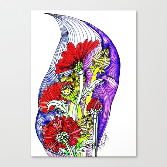 Flowers Two Canvas Print