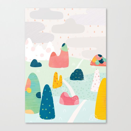 Rocky Road Canvas Print
