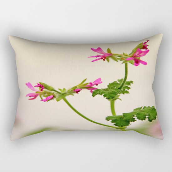 Geraniums (Pelargonium) #5 Rectangular Pillow