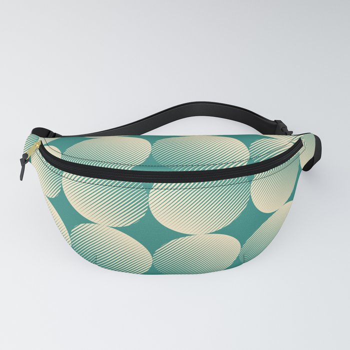 Abstraction_SUN_MOON_GREEN_GRAPHIC_ILLUSION_POP_ART_0512B Fanny Pack