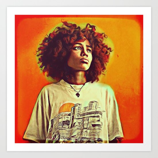Nneka Art Print