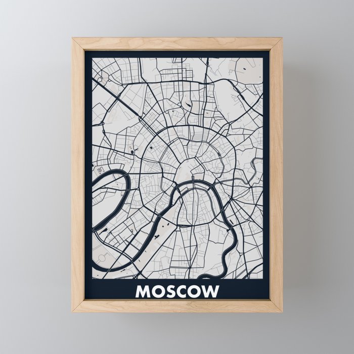 Moscow Framed Mini Art Print