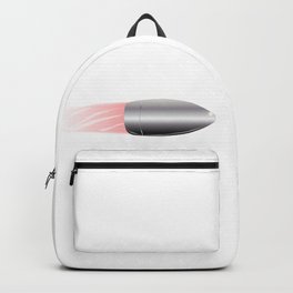 The Silver Bullet Backpack | Scary, Ilver, Abstract, Illustration, Power, Speed, Mystical, Bullets, Rifle, Vampire 