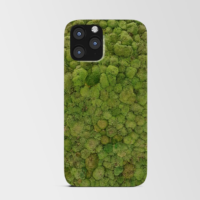 Green moss carpet iPhone Card Case