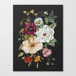 Dark Floral Canvas Prints For Any Decor Style Society6