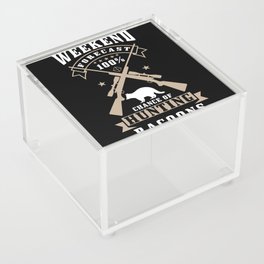 Racoon Hunter Gift Acrylic Box