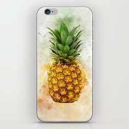 Watercolor Pineapple iPhone Skin