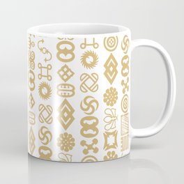 All Adinkra Symbols  Coffee Mug