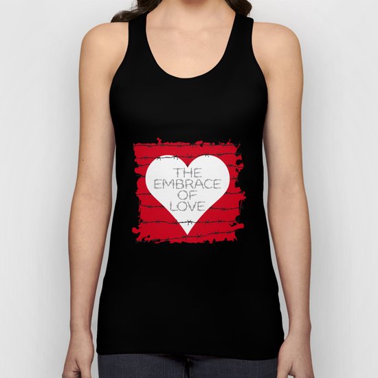 The embrace of love Unisex Tank Top