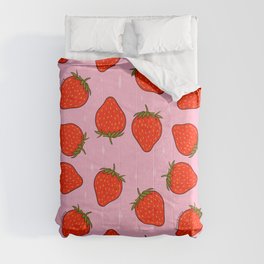Strawberry Print Comforter
