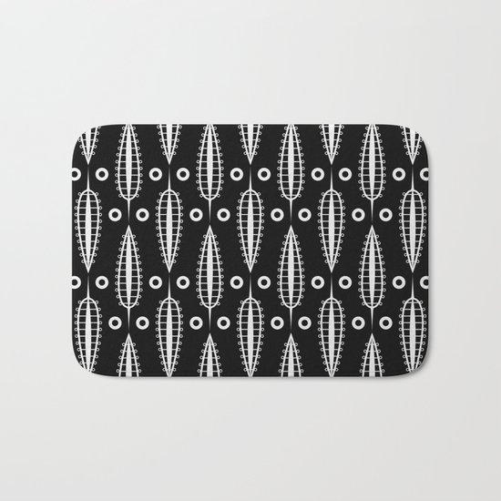 Art Deco No. 20 Fishnet white sheets . Bath Mat