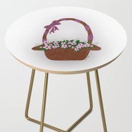 Basket of blossom Side Table