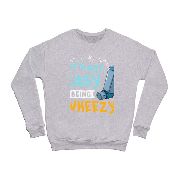 Asthma Inhaler Pump Medicine Treatment Asthmatic Crewneck Sweatshirt