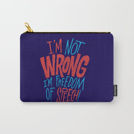 Freedom of Speech Carry-All Pouch