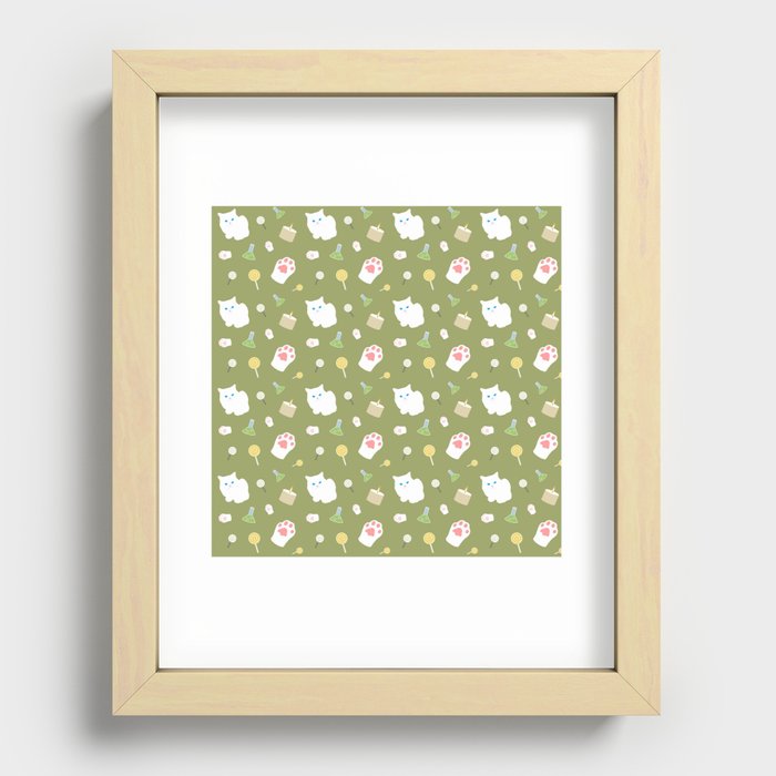Random mystical collection pattern 6 Recessed Framed Print