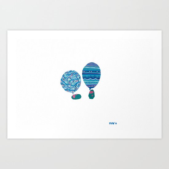 Conversation, XI Art Print
