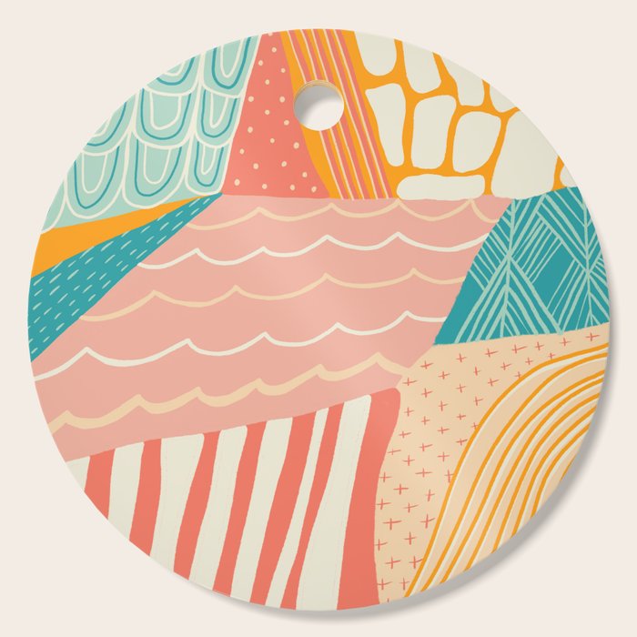 beach quilt Cutting Board by sunshinecanteen Society6