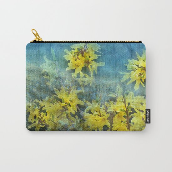 Dramatic Forsythia Carry-All Pouch