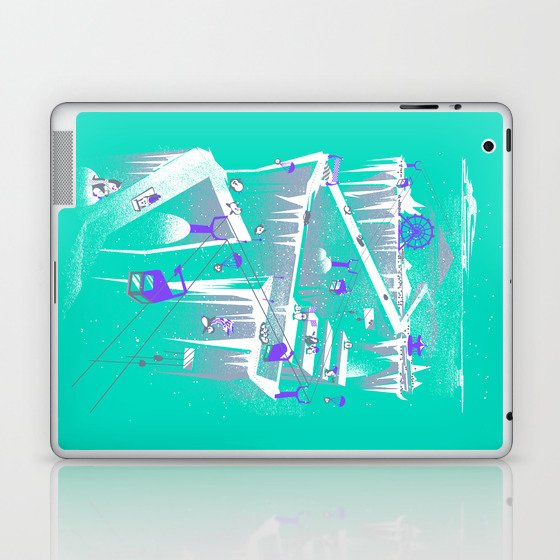 Penguins (flat, palette swap) Laptop & iPad Skin