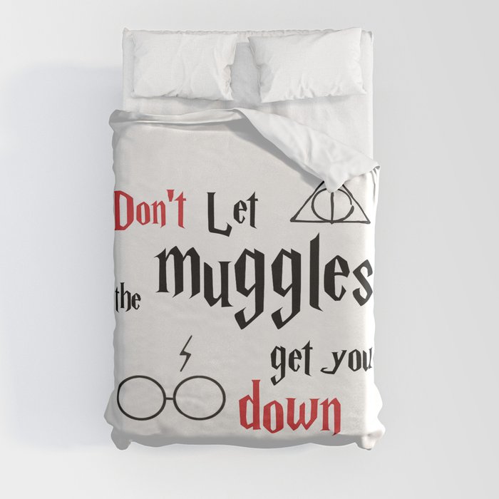 Harry Potter Sorted Twin Bed-in-a-Bag Set, Microfiber, Gray