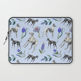 GREYHOUND  DOGS & BLUE MEADOW Laptop Sleeve