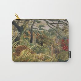 Tiger in a Tropical Storm Carry-All Pouch