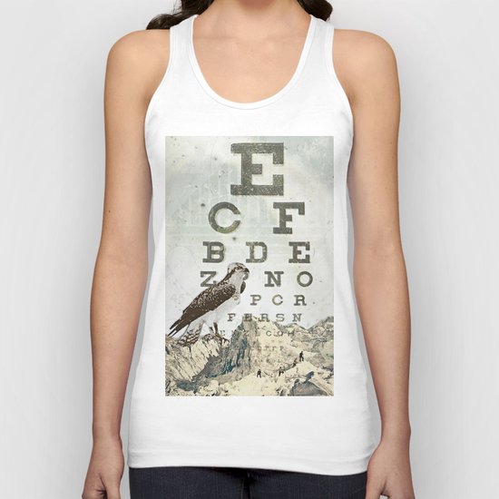 eye chart II Unisex Tank Top