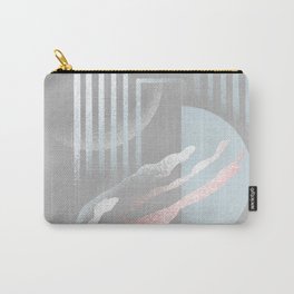 Arch mixed with abstract color shapes Carry-All Pouch