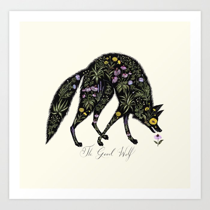The Good Wolf Art Print
