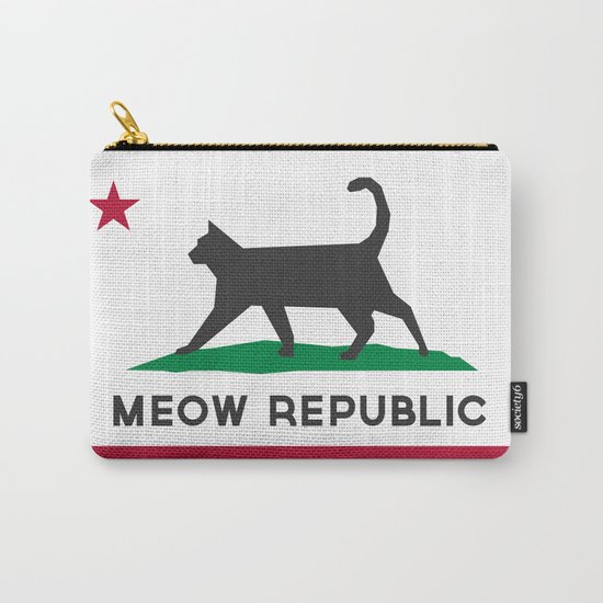 Meow Republic - Flag of Catifornia Carry-All Pouch