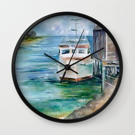 Gloucester Harbor Wall Clock