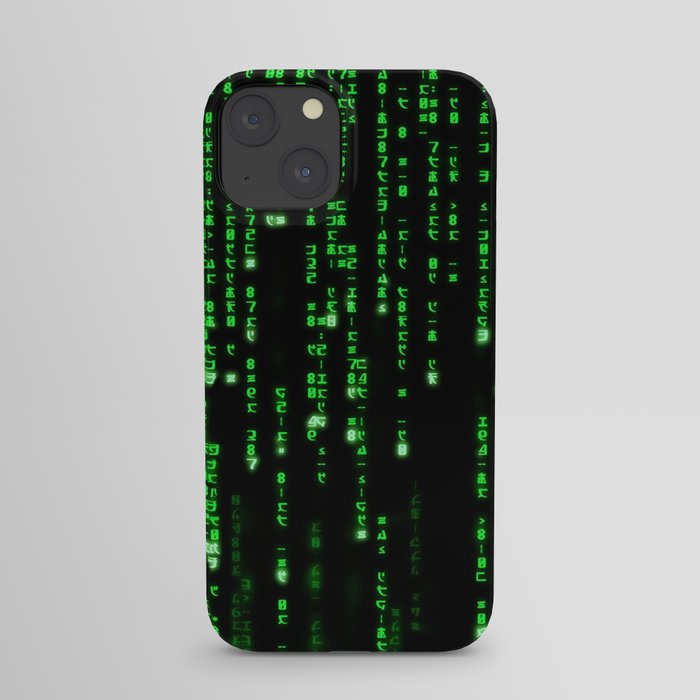 Matrix Binary Code iPhone Case
