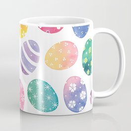 Watercolour Easter egg Pattern Coffee Mug