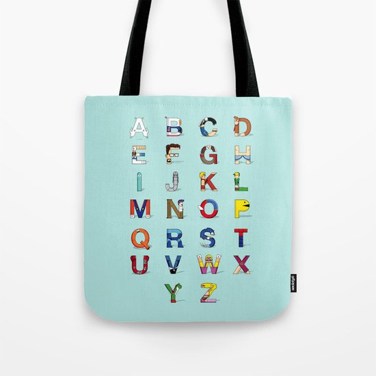 VGC alphabet Tote Bag