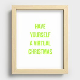 A Virtual Christmas Recessed Framed Print